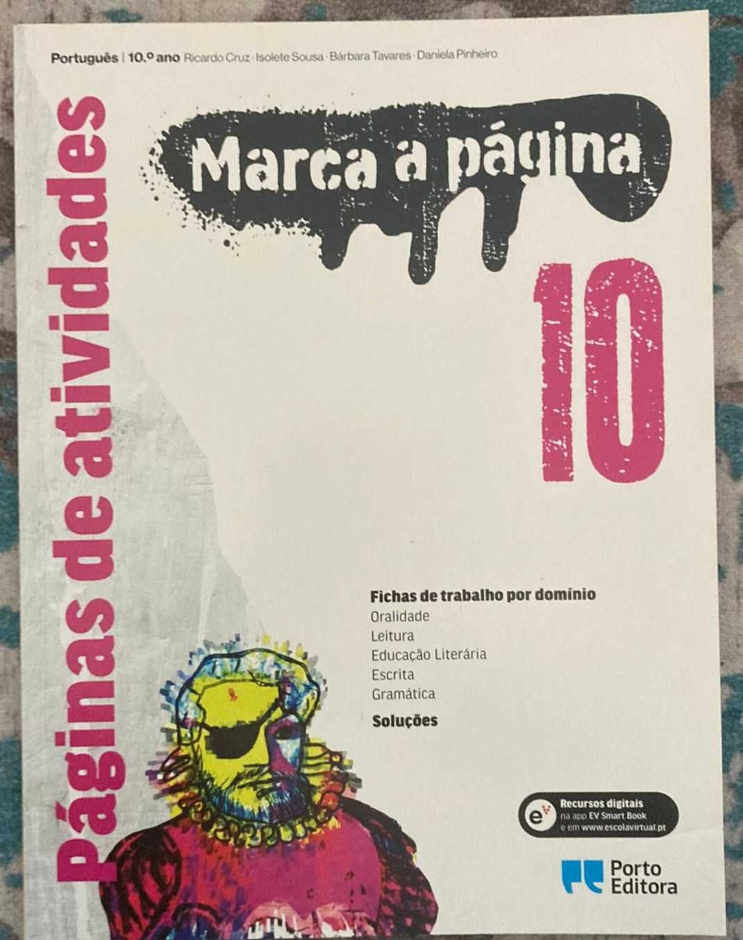 Livros de fichas  novos do 10.° ano