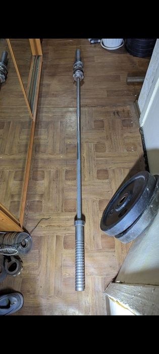 Олимпийский гриф Динамо 220 см 25 кг блины штанга гантели гири