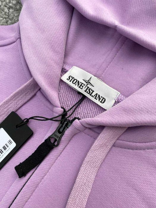Зіп-худі Stone Island PURPLE зип-худи ліловий Стон Айленд