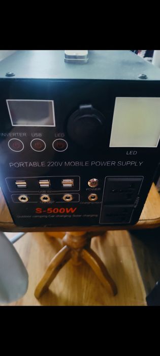 Нова!!! Портативна зарядна станція Voltronic S-500W з розеткою 220В лі