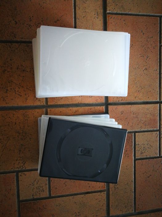Capas DVD para armazenamento de DVD ou CD