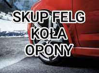 Skup Opon Felg Alufelg Kół Nowe/Używane !