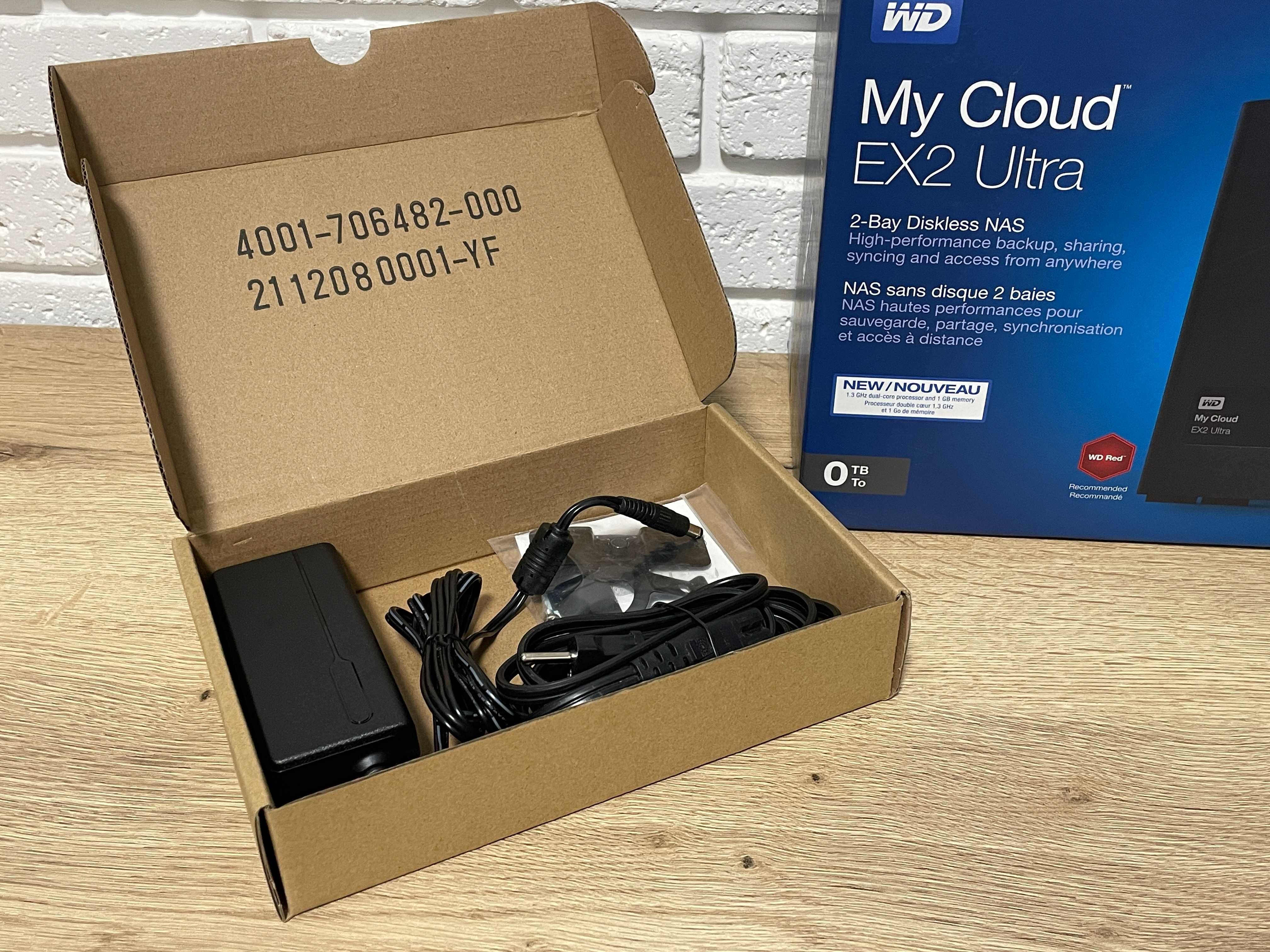 Western Digital My Cloud EX2 Ultra 8TB (2x4TB) NAS
