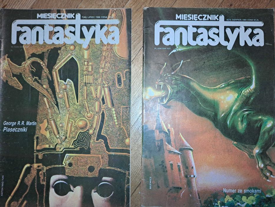 Miesięcznik Fantastyka - numery z lat 1983, 1984, 1985, 1986 i 1988
