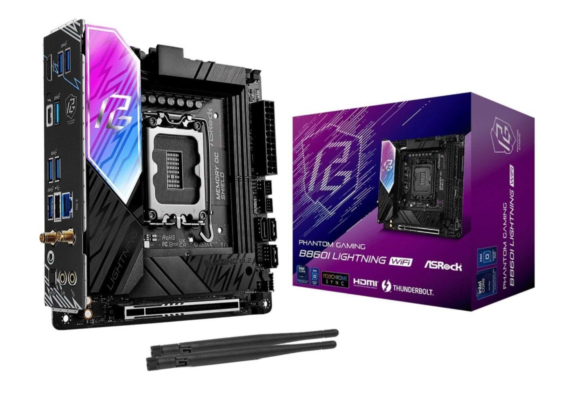 Płyta Główna ASRock B860I Lightning WiFi / Intel Ultra LGA1851 DDR5