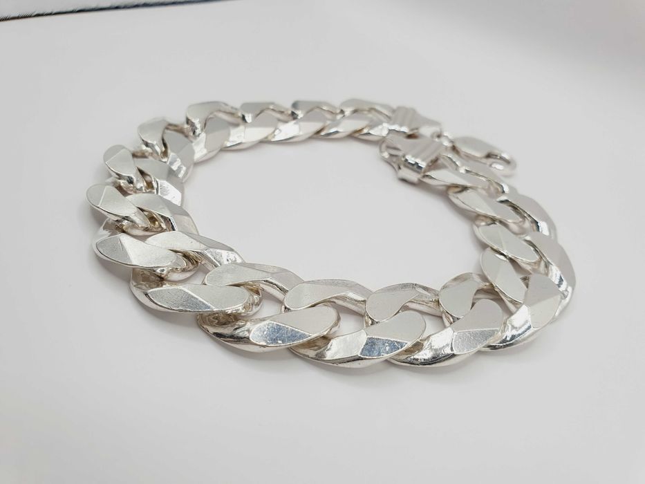 Bransoletka Srebro 925 Pancerka Stan: jak nowa