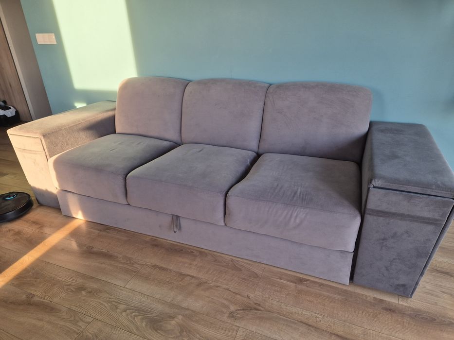 Kanapa szara używana szer 260