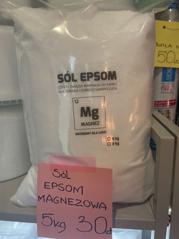Sól Epsom 5kg czysty związek mineralny