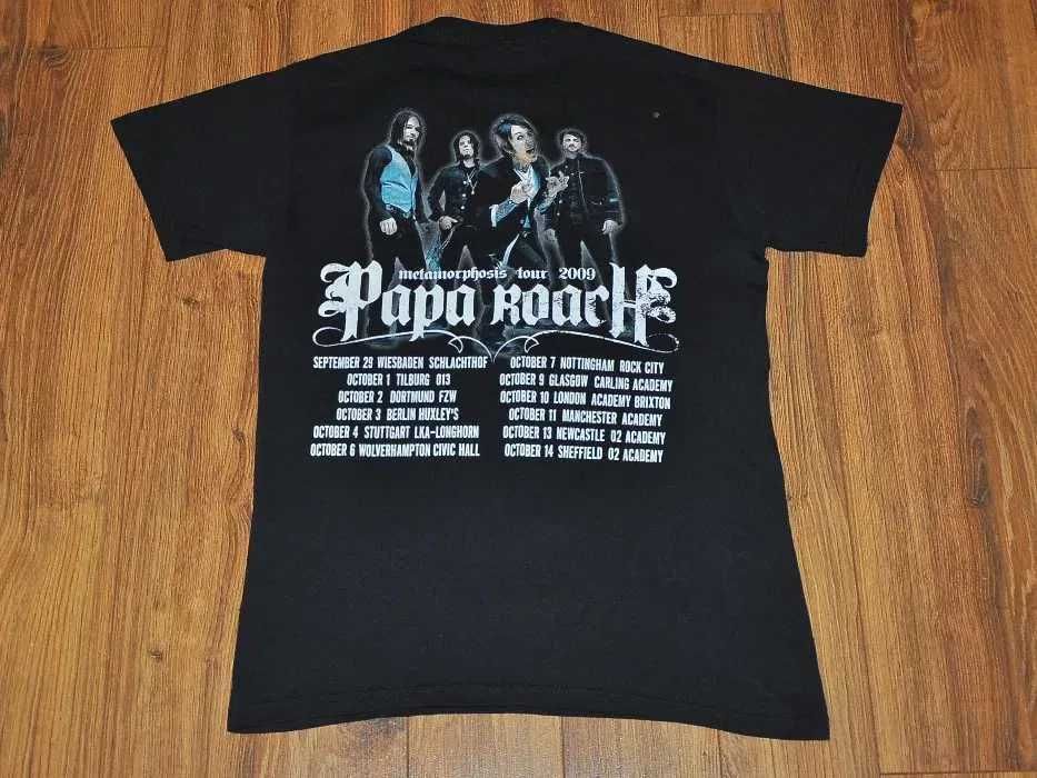 PAPA ROACH - 2 koszulki t-shirty rozm.S ZESTAW