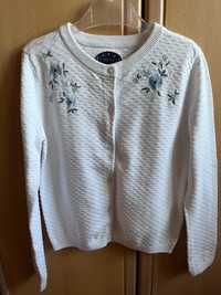 Sweter bawełniany, biały fran. marki SERGENT MAJOR, roz. 140 cm, NOWY