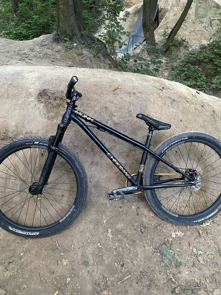 chromag monk + pike dj (rama + amortyzator) chromag rock shox widelec