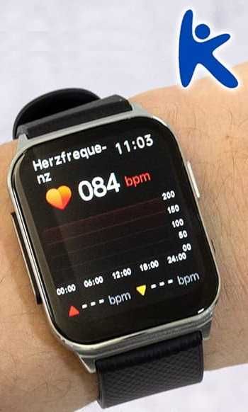Smartwatch KNAUERMANN Pro 2 Plus Czujnik OSRAM EKG HRV Ciśnienie Krwi