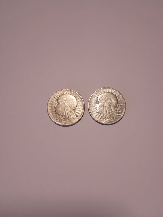 Monety obiegowe 5 zł II RP