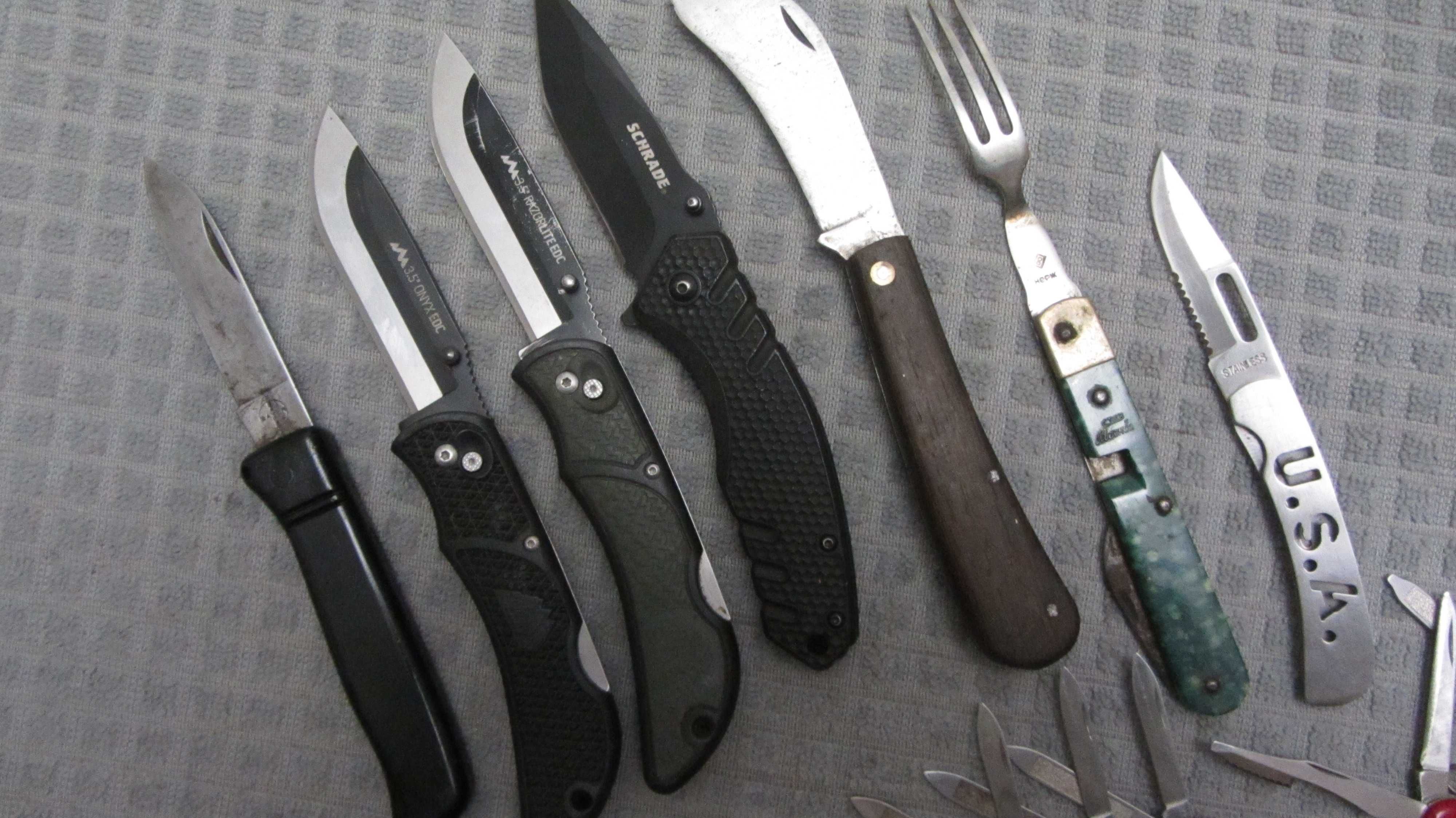 Колекція складаних ножів ссср,Німеччина,Китай,Wenger,Victorinox...