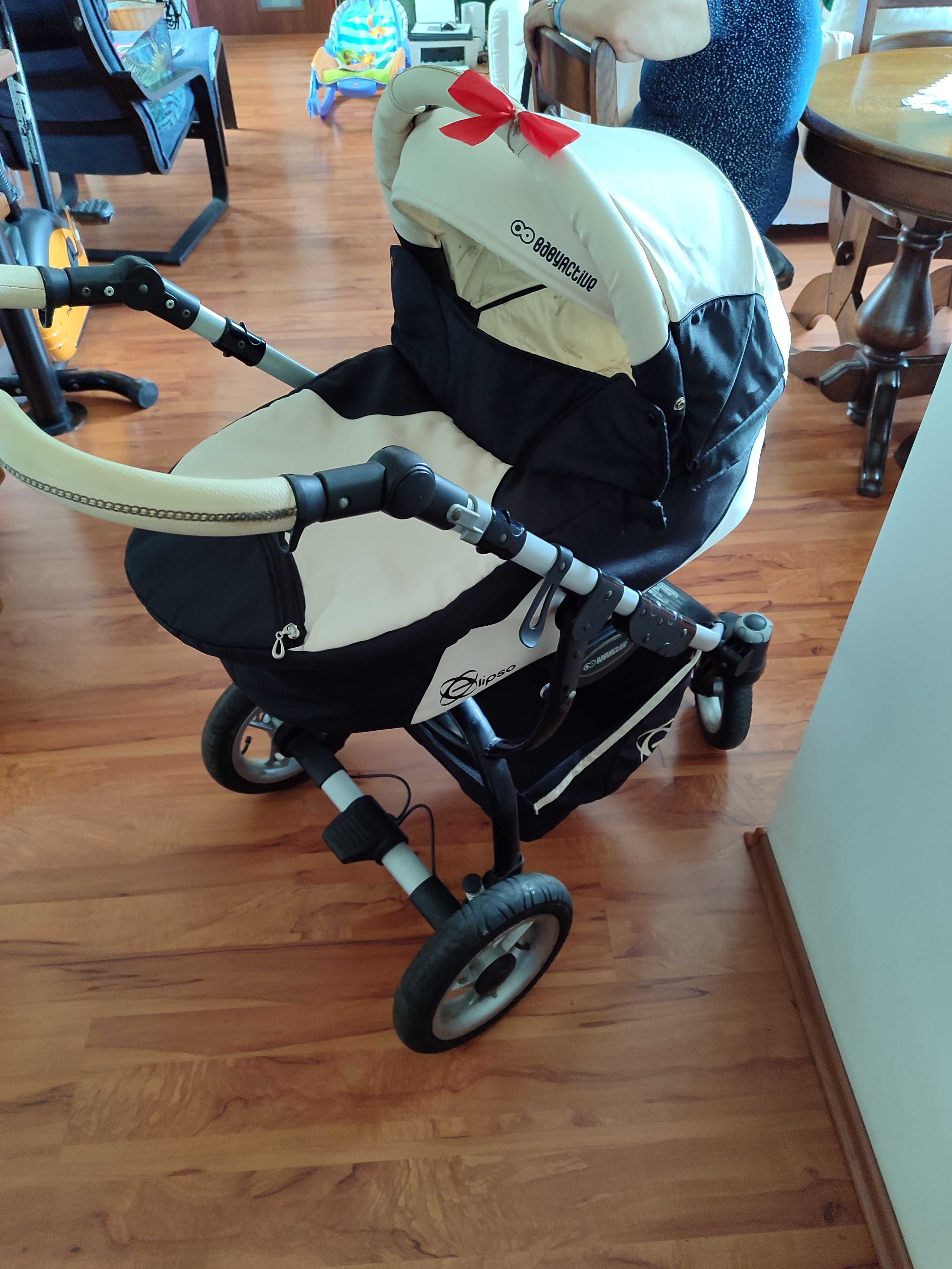 Wózek 3w1 Babyactive  gondola, spacerówka,fotelik