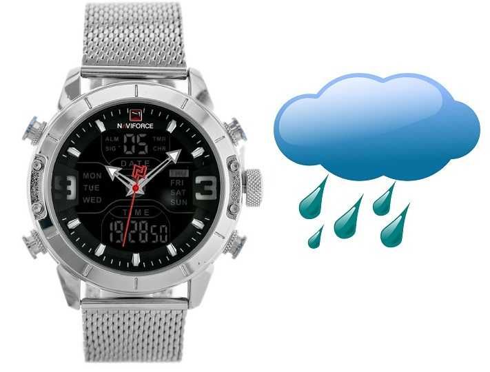 Męski Zegarek Naviforce elegancki na bransolecie dużo funkcji
