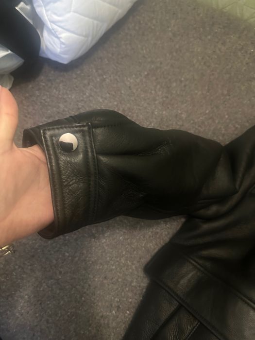 Натуральна дублянка з хутра кьорлі