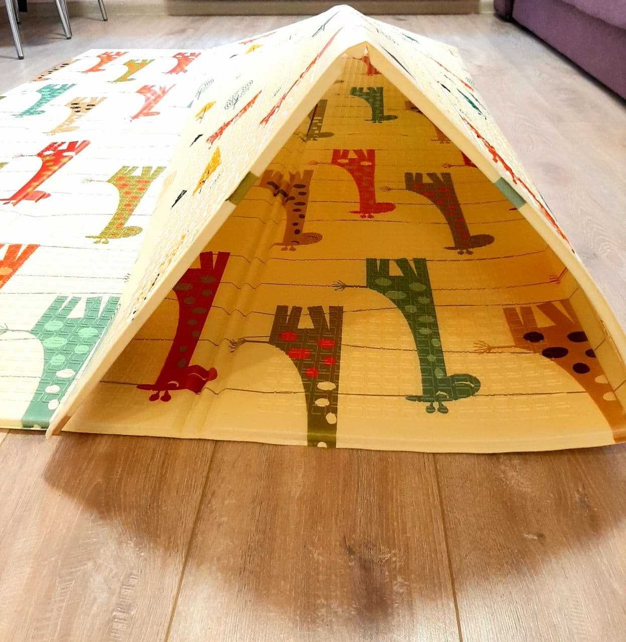 Детский термо коврик - книжка моющийся экологичный удобный