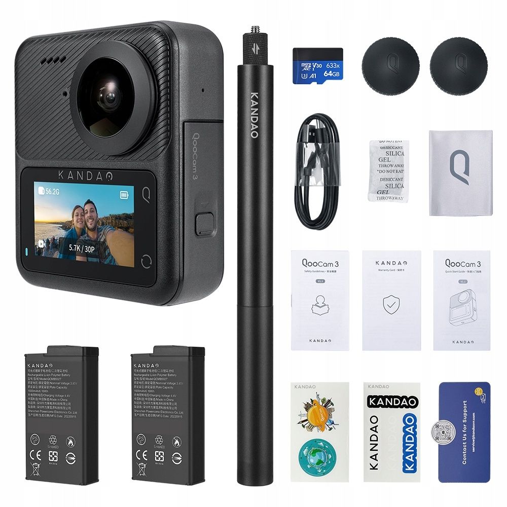 Kandao QooCam 3 Экшн-Камера 4К UHD 360°