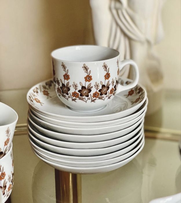 Вінтажний, кавовий набір посуду. 1940 р