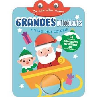 Grandes Autocolantes e Livro para Colorir - Quinta / Natal