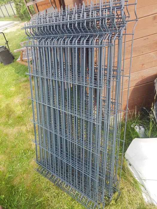 Panel ogrodzeniowy antracyt 124x63cm 15sztuk