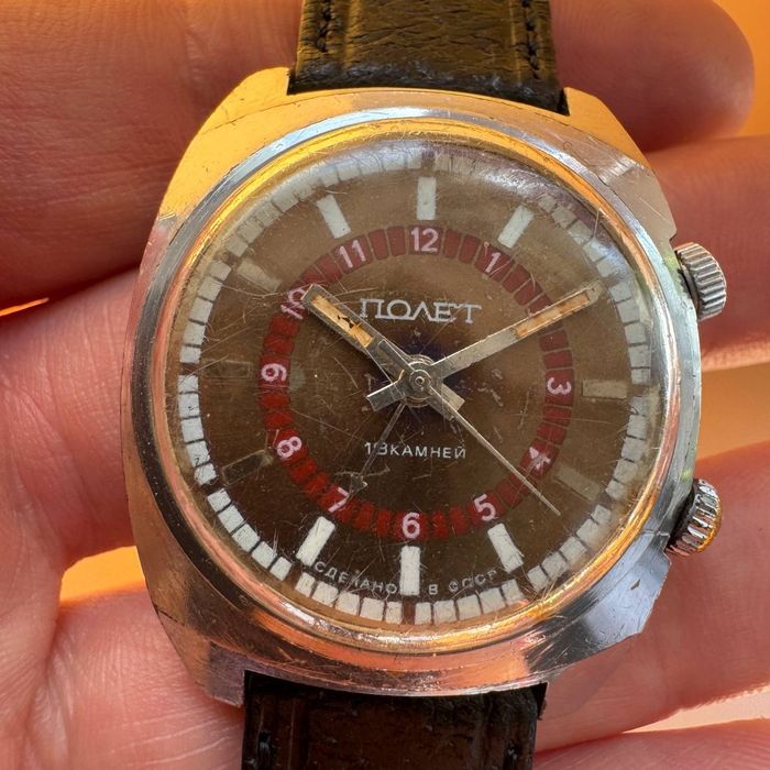 Zegarek Poljot 18 Jewels z Budzikiem Alarm