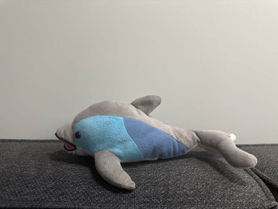 Мʼякі іграшки: дельфін, кіт, карамелька з мультфільму три кота, хаскі