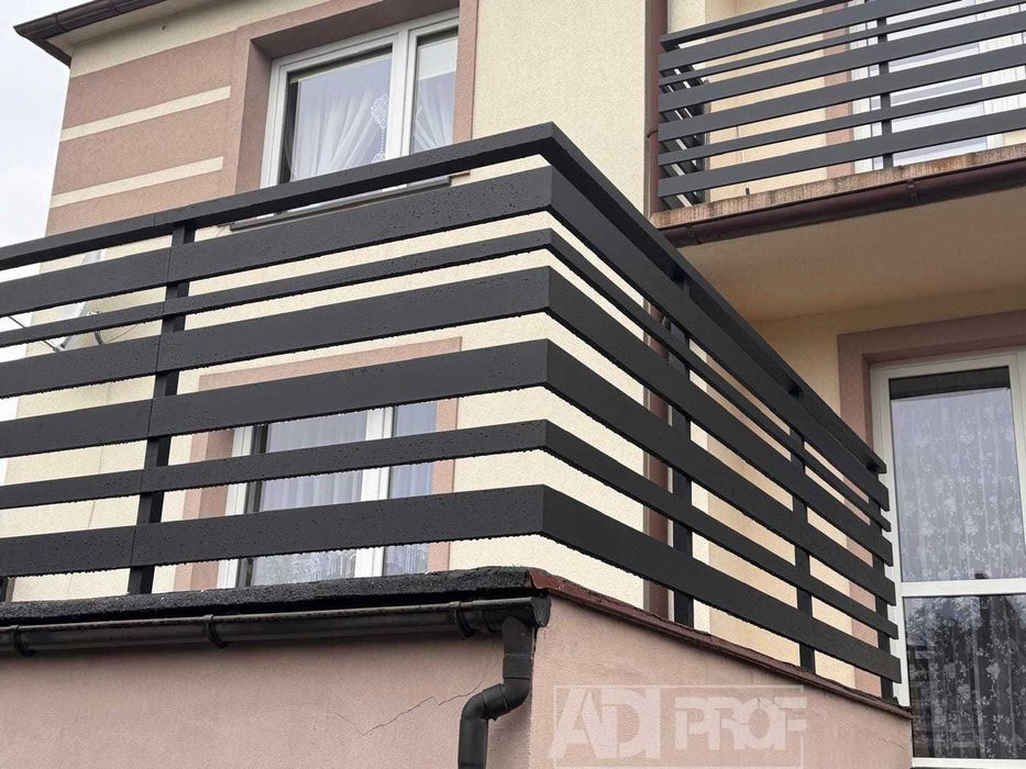 Balustrada Balkonowa, Balkon Francuski Balustrady Aluminiowe