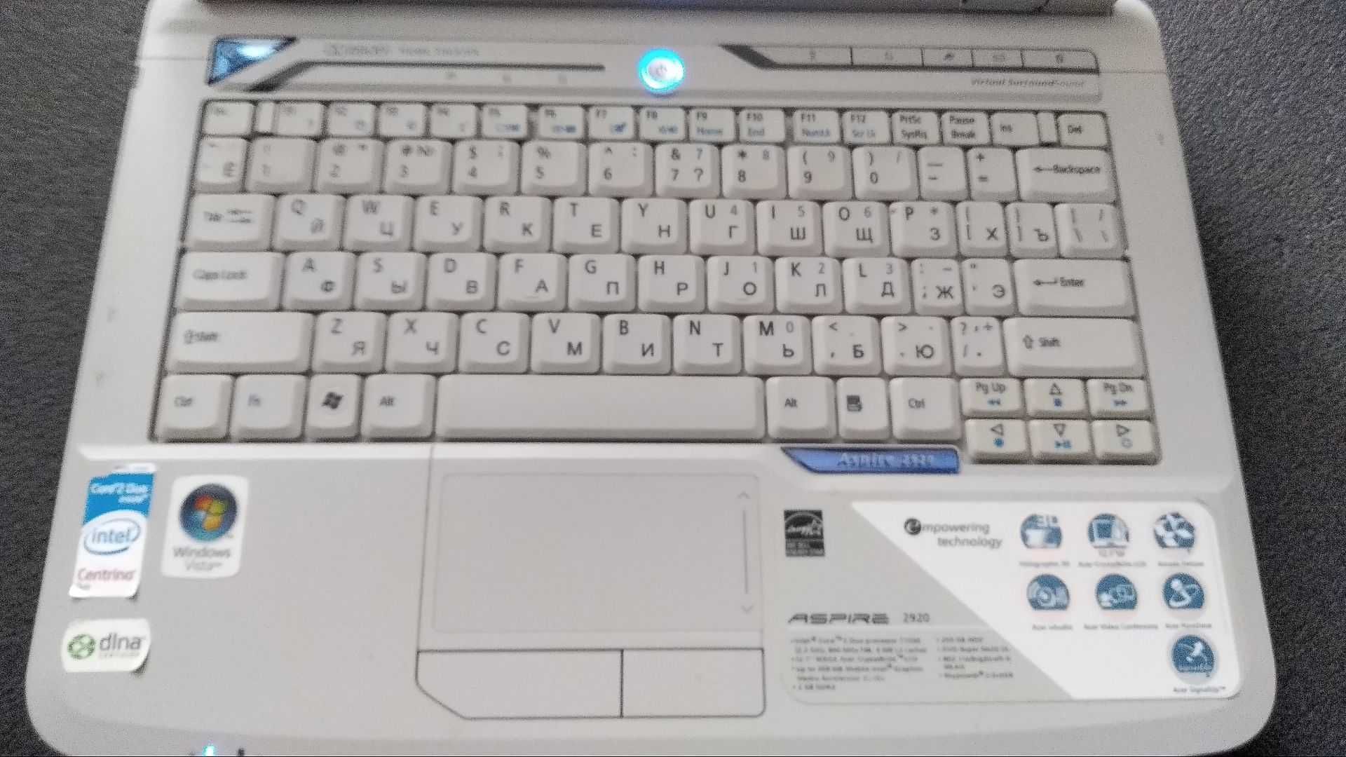 Ноутбук Acer Aspire 2920