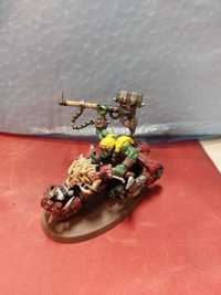 Ork na motorze. Warhammer 40k. Games workshop orks