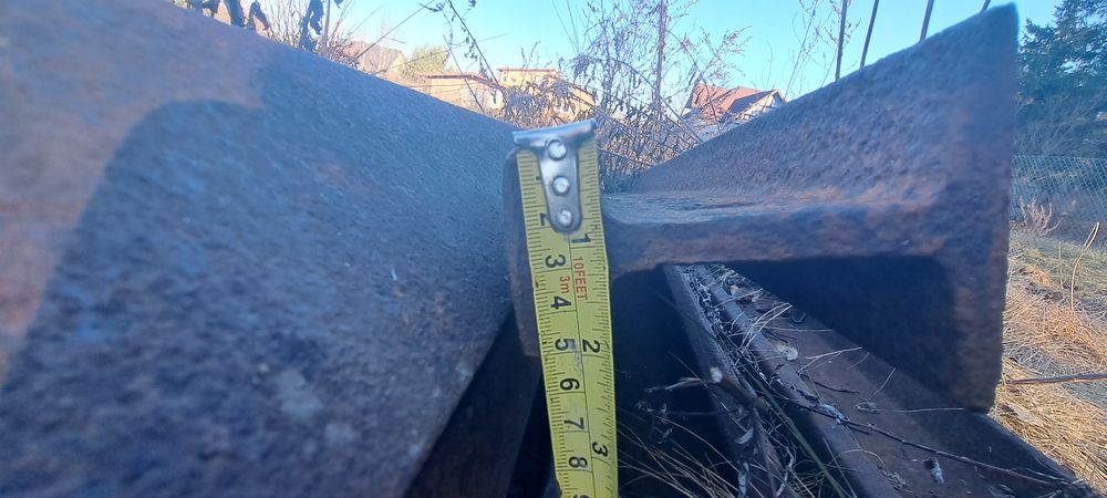 Szyny kolejowe wąskotorówka