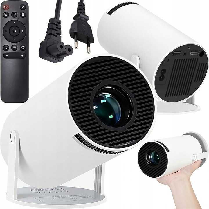 PROJEKTOR HY300 PRO 2024 NOWA wersja 4K Wi-Fi przenośny ANDROID TV