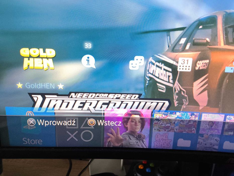 Konsola PS4 Pro 12.0 Lapse 1.2 A.i.o, 1TB SSD, CFW Goldhen