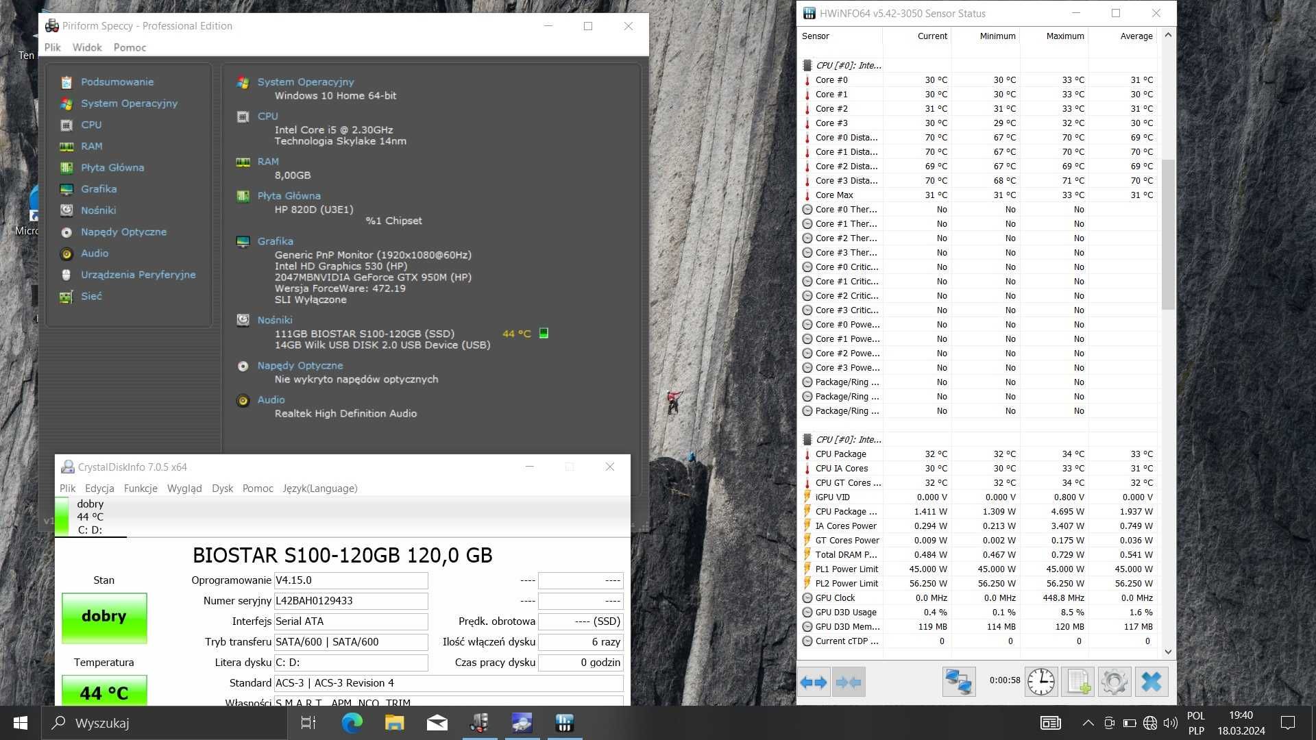 Laptop HP 15" z Intel® Core™ i5-6300HQ & NVIDIA® GeForce® GTX 950M