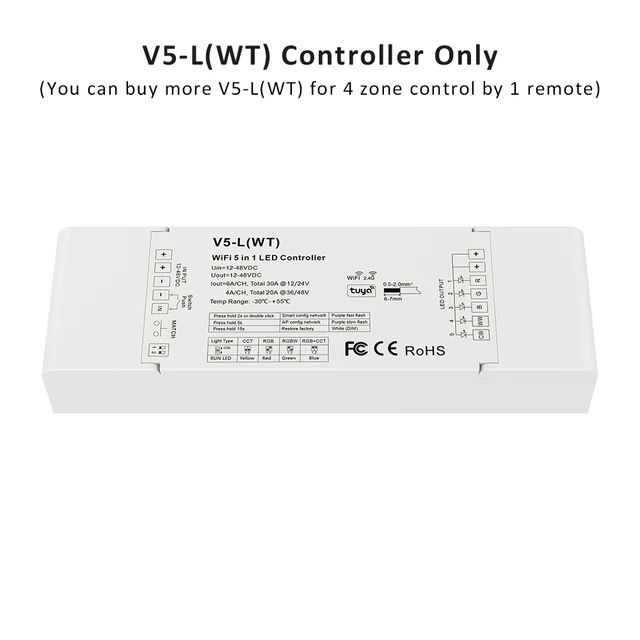 Kontroler LED Tuya 5 w 1