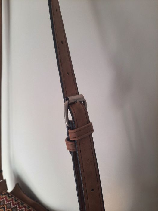 Mala tiracolo castanha Natura