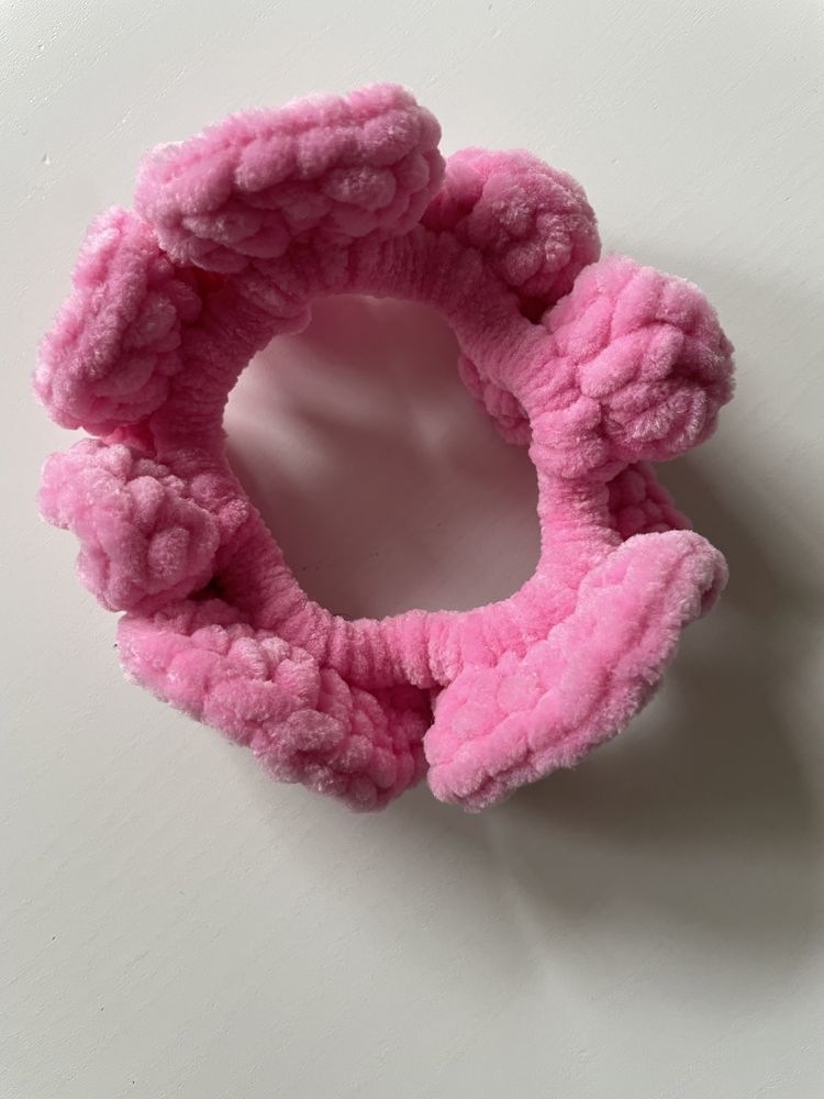 Scrunchie - gumki na szydełku handmade