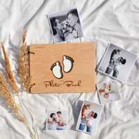 Альбом для фотографій дерев'яний/   крафтбук "ніжки"