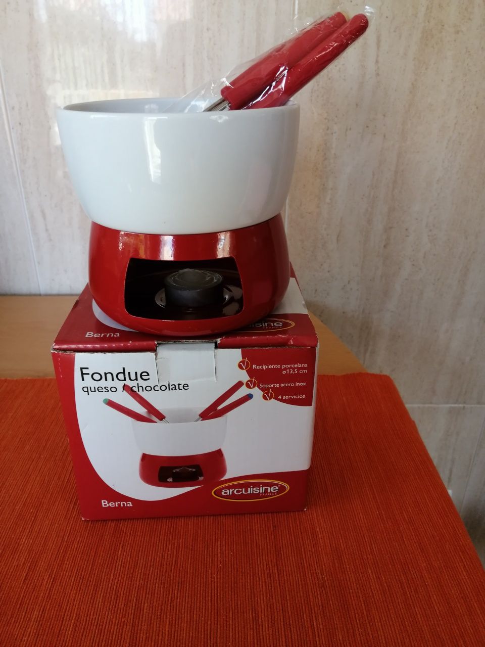 Fondue para chocolate ou queijo