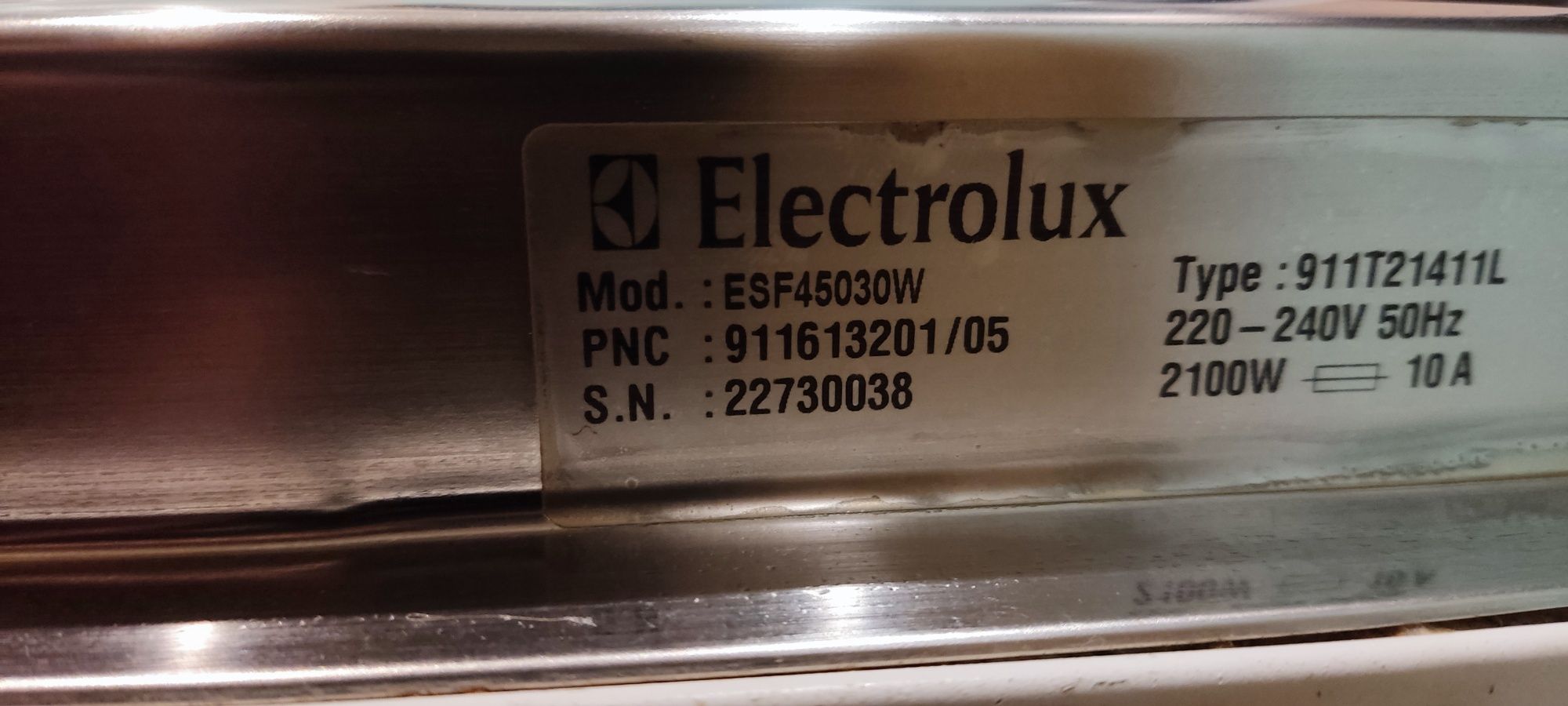Zmywarka Electrolux 45 cm na części