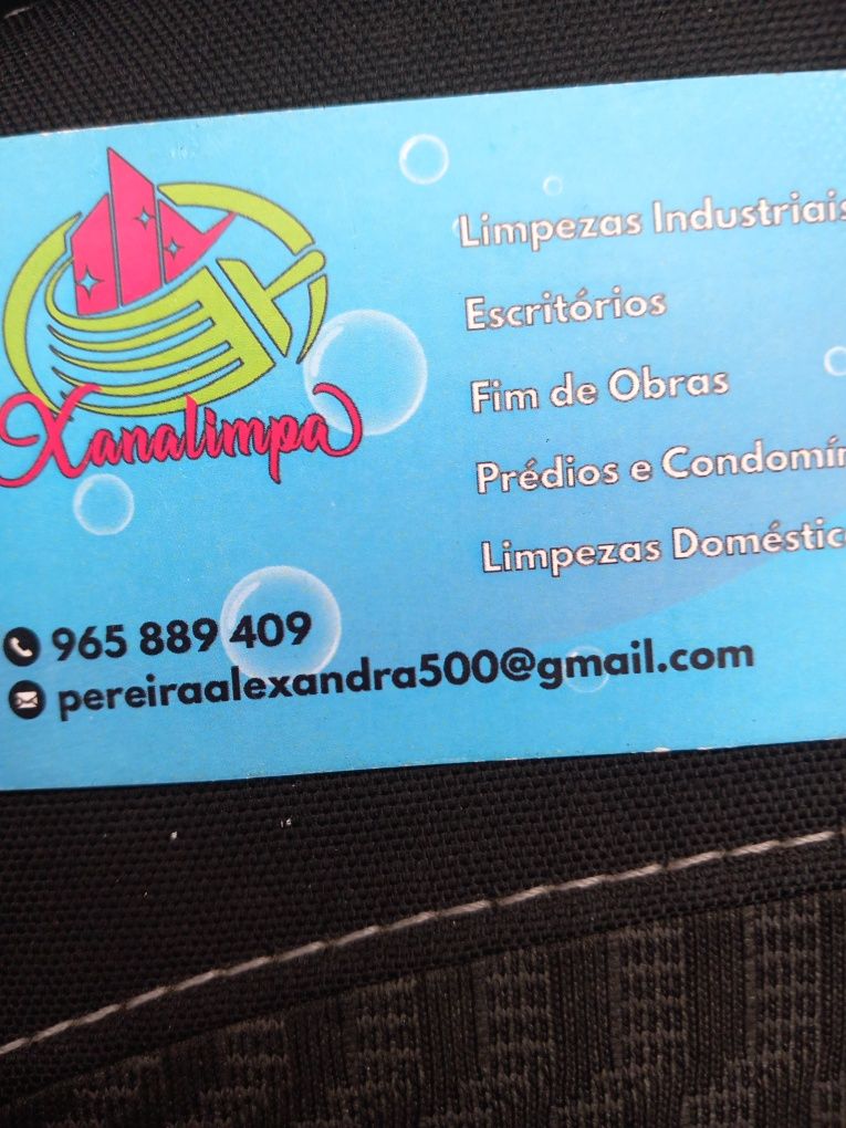 Limpezas  gerais, limpezas fins de obra e condomínios