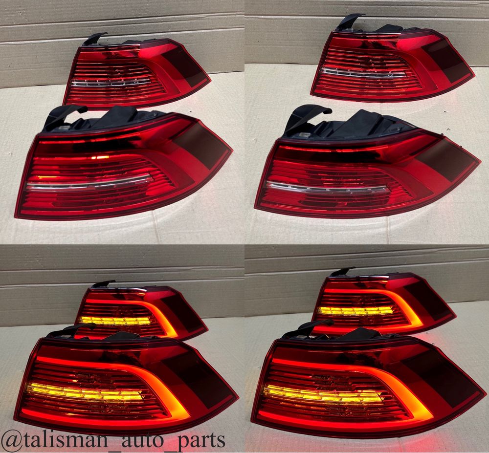 VW Passat b8 sedan led фонарь задня оптика фара стоп ліхтар