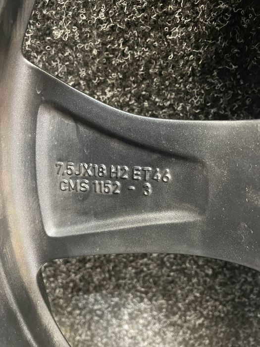 Продам Б/У диски Seat 7.5R18 ET46 5x112 Dia57.1