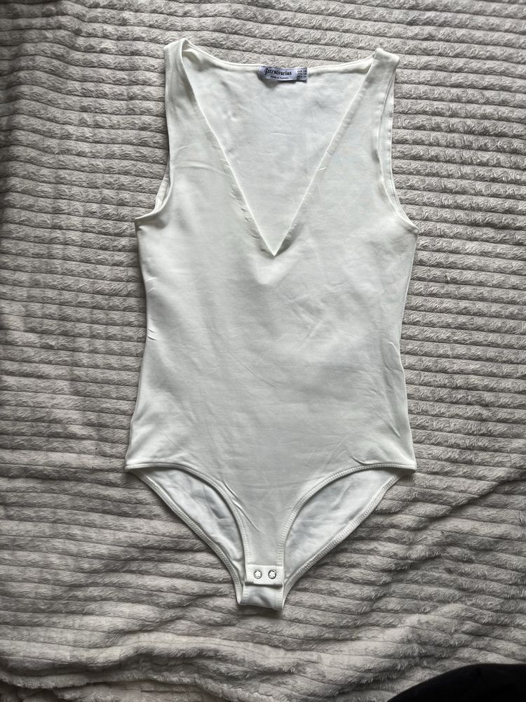 Białe body XS Stradivarius