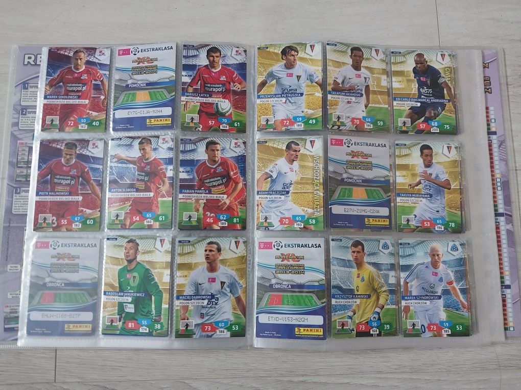 Album ekstraklasa 2013/14 panini karty piłkarskie