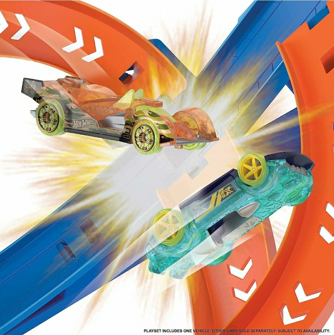 Ігровий набір Hot Wheels Spiral Speed Crash, Зіткнення в тайфуні