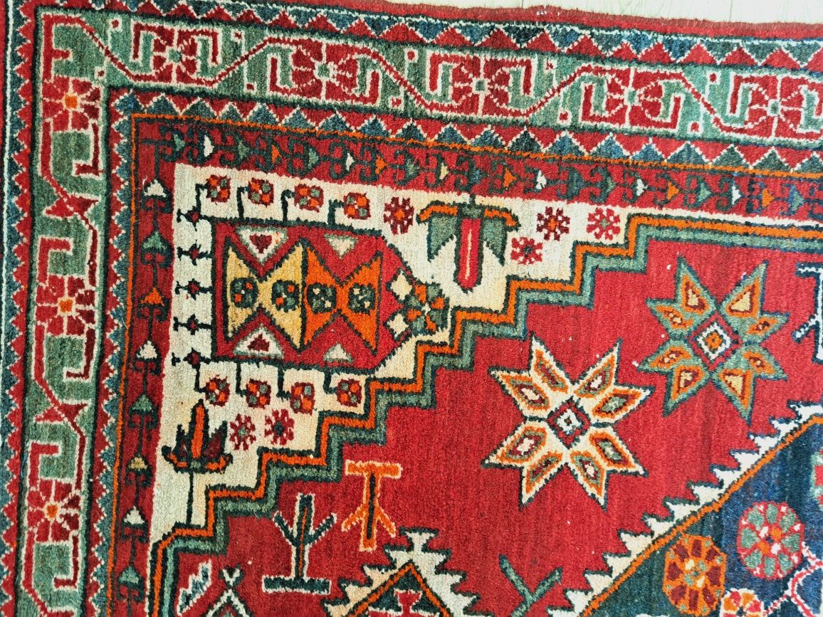 Śliczny Perski Hamadan lata 40ste 130x195cm ręcznie tkany,wełna.