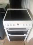 Beko 60 cm Biała Podwójna Piekarnik z Wentylatorem