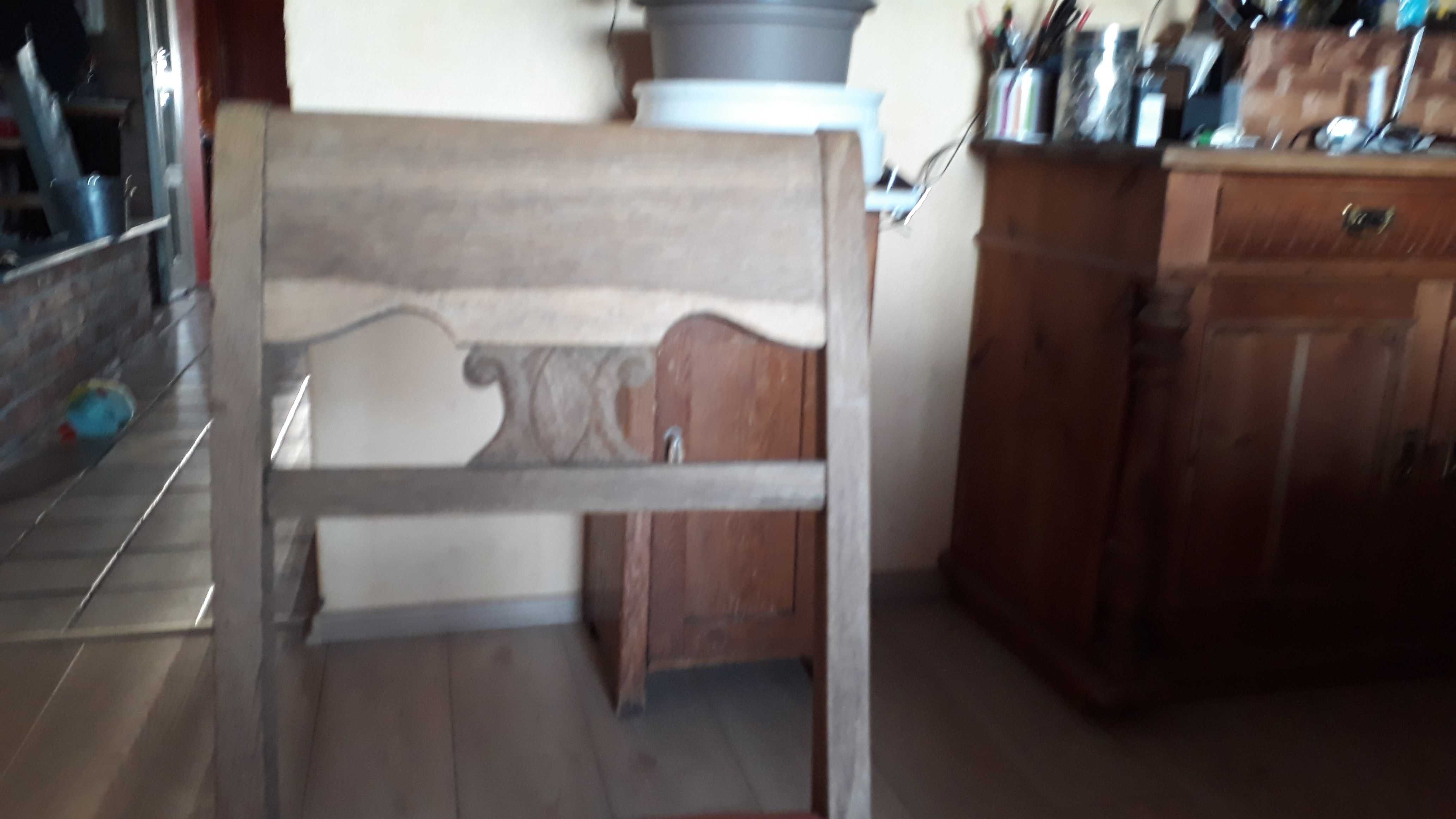 Duńskie stare krzesło 3 szt. styl skandynawski stylowe drewniane antyk